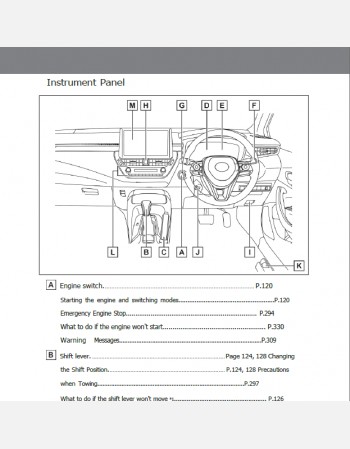 toyota corolla touring 2021-2022 owners manual